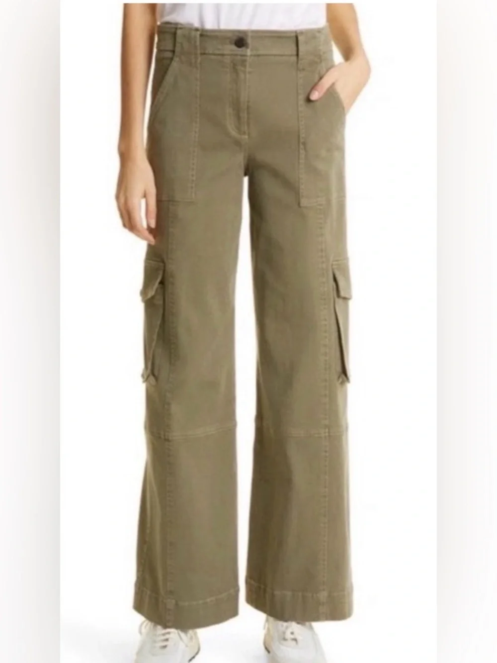 TWP  Coop Cargo Trousers New Size 4 - Picture 2 of 6